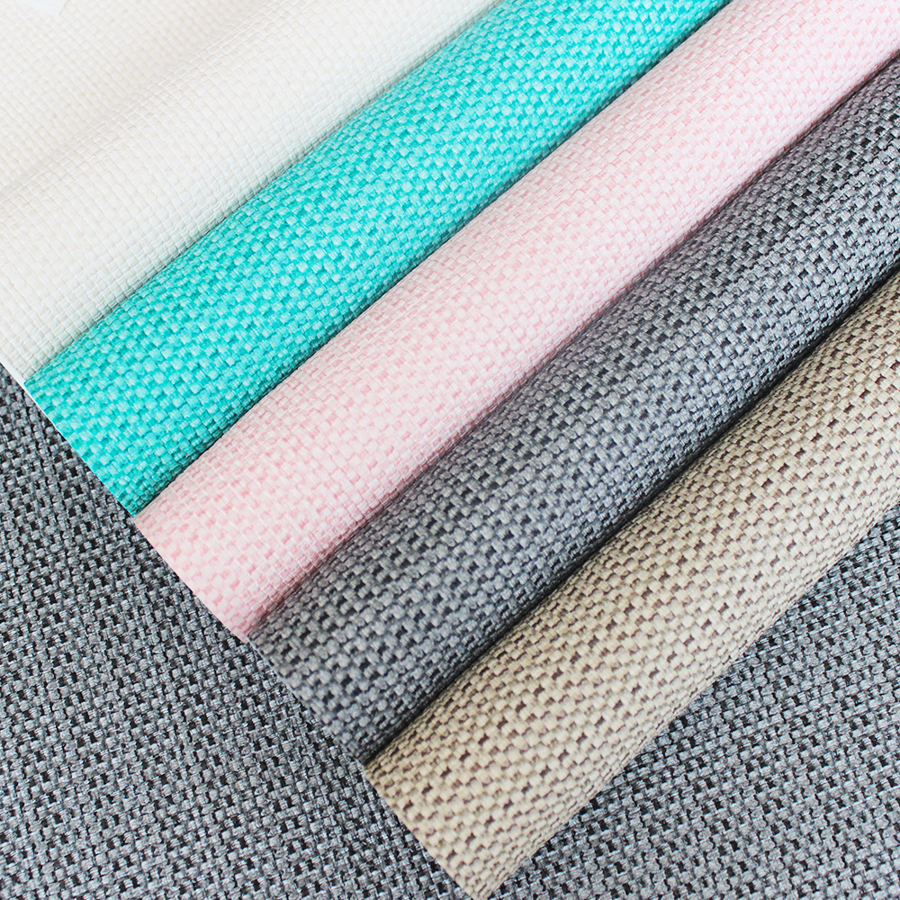 XZ60068 basket weave PVC leather for bags