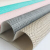 XZ60068 basket weave PVC leather for bags