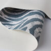 XZ60070 zebra print PVC leather for bags with double-needle brushed fabric backing