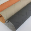 XZ60078 woven embossed PVC leather for bags