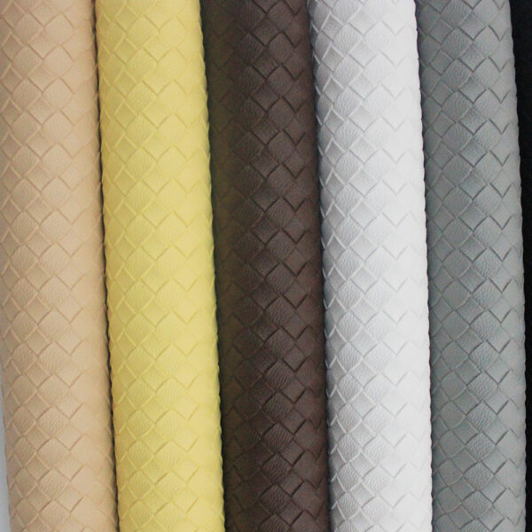 XZ60079 woven basket embossed PVC leather for bags (5) XZ60079 woven basket embossed PVC leather for bags