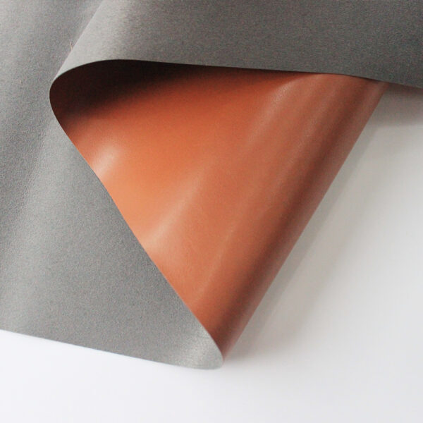 XZ60092 smooth PVC leather for packaging (4) XZ60092 PVC leather with spunlace nonwoven backing