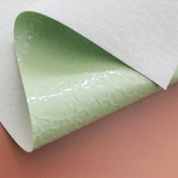 XZ60098 glossy crocodile embossed PVC leather for handbags