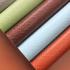 lizard grain PVC leather for bags with single-needle brushed fabric backing