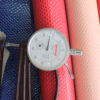 lizard grain PVC leather for bags with single-needle brushed fabric backing