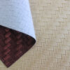 XZ60100 woven embossed PVC leather for bags