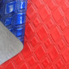 XZ60103 diamond stitched PVC leather with brushed fabric backing