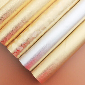 0.5mm metallic PVC packaging leather