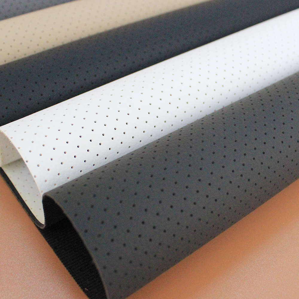 XZ60109 perforated PVC leather for car seats