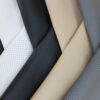 Z1127 perforated litchi grain PVC leather texture