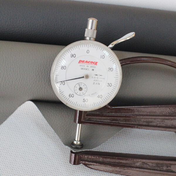 XZ60111 J582 litchi grain PVC automotive leather (5) XZ60111 PVC leather with terry fabric backing