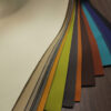 PVC sofa leather with stretch fabric backing