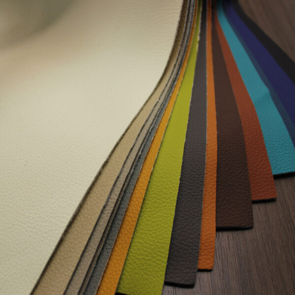 PVC sofa leather with stretch fabric backing