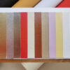 XZ73097 glossy lizard grain PVC leather for bags with faux cotton velvet backing