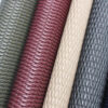 XZ73101 woven pattern PVC leather with double brush backing for bags