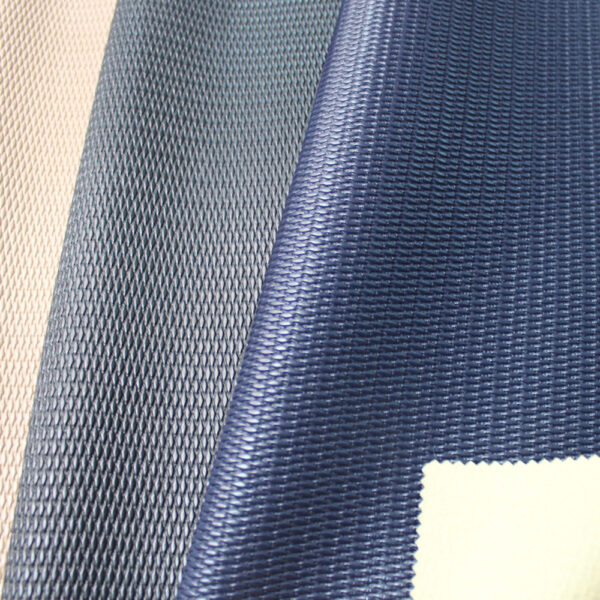 XZ73101 woven pattern PVC leather with double brush backing for bags