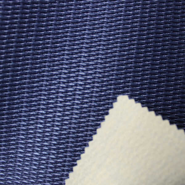 XZ73101 woven pattern PVC leather with double brush backing for bags