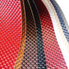 XZ73133 glossy snake scale PVC leather for bags with brush backing