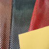 XZ73133 glossy snake scale PVC leather for bags with brush backing