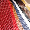 XZ73134 glossy fish scale PVC leather for bags with single-needle brushed fabric backing
