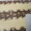 XZ73169 glossy snakeskin pattern PVC leather for bags with embossed scale texture