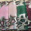 XZ73169 glossy snakeskin pattern PVC leather for bags with embossed scale texture