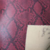 XZ73181 python snake print PVC leather for bags with embossed scale texture