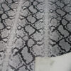 XZ73185 multicolor python print PVC leather for bags with embossed snake scale texture