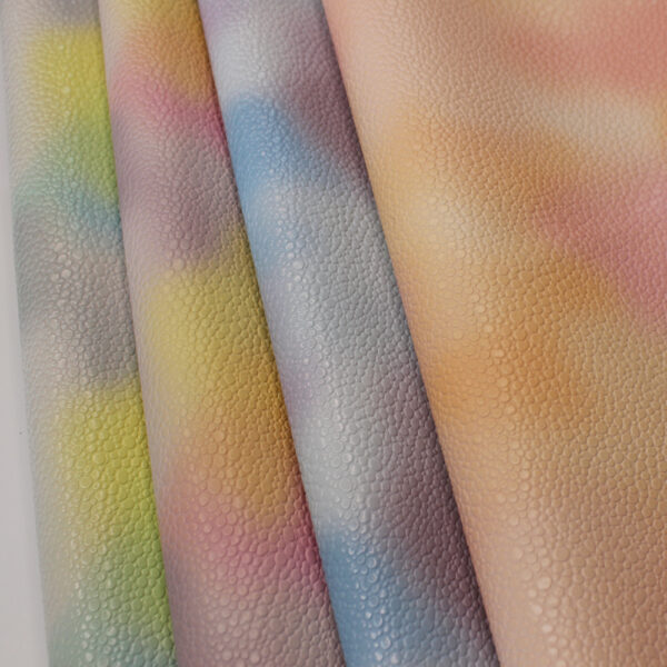 XZ73193 multicolor fine stingray grain PVC leather for bags