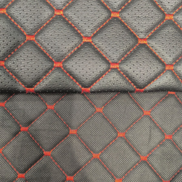 diamond quilted PVC automotive upholstery leather