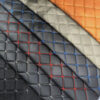 XZ73418 perforated quilted PVC automotive leather with 5mm foam backing