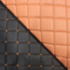 XZ73418 perforated quilted PVC automotive leather with 5mm foam backing