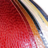 XZ73212 metallic water drop embossed PVC leather for bags