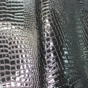XZ73213 high-gloss crocodile embossed PVC leather for bags