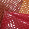 XZ73214 metallic embossed PVC leather with brushed fabric backing
