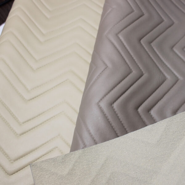geometric embossed synthetic leather for bags