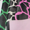 XZ73241 zebra pattern PVC leather for bags and luggage