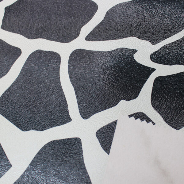 XZ73241 zebra pattern PVC leather for bags and luggage