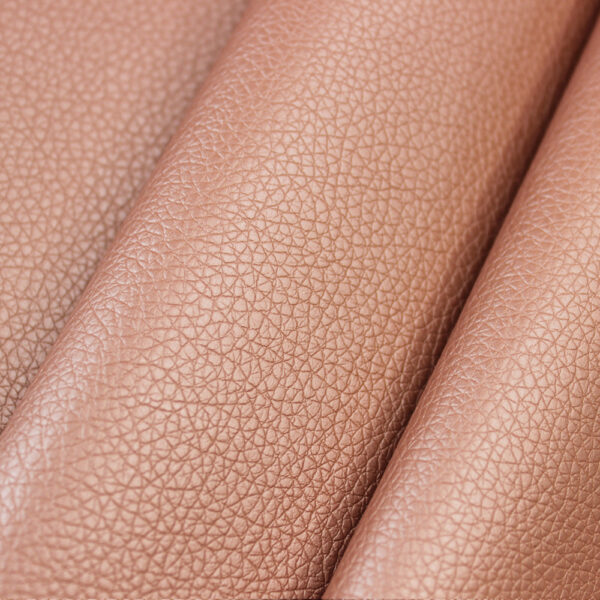 XZ73255 0.7mm fine grain PVC leather with 28G knitted fabric backing