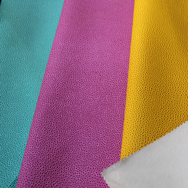 XZ73263 high-gloss stingray grain PVC leather for bags