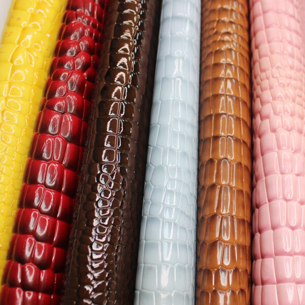 XZ73271 stone grain PVC leather for bags
