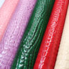 XZ73273 high gloss crocodile PVC leather for bags