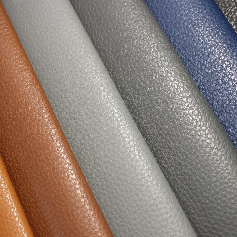 XZ73320 PVC sofa leather with recycled leather fiber backing