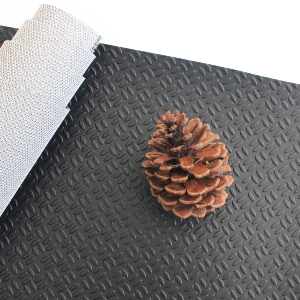 textured PVC leather for decorative surfaces