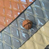 diamond stitched PVC leather for automotive interiors
