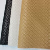 XZ73433 woven basket embossed PVC leather for bags