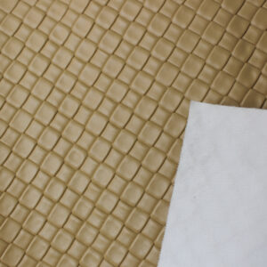XZ73433 woven basket embossed PVC leather for bags