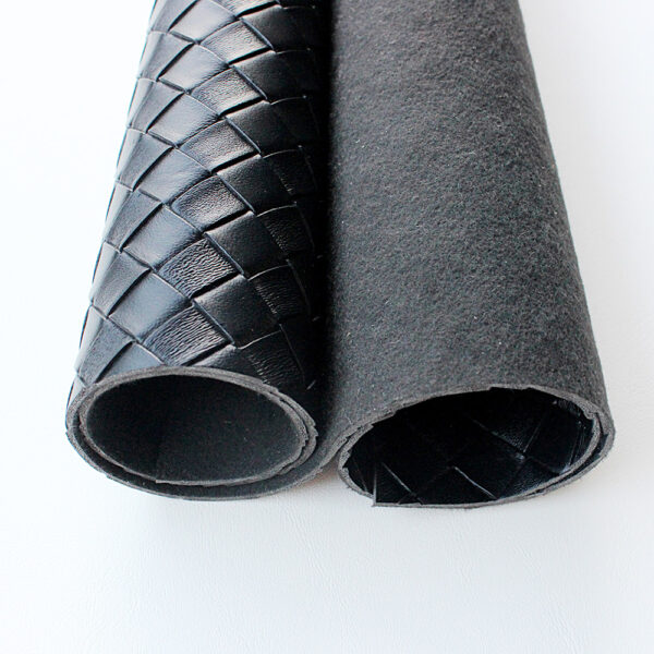 XZ73441 woven embossed PVC leather for bags