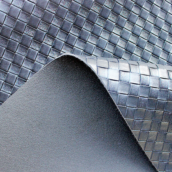 XZ73441 woven embossed PVC leather for bags