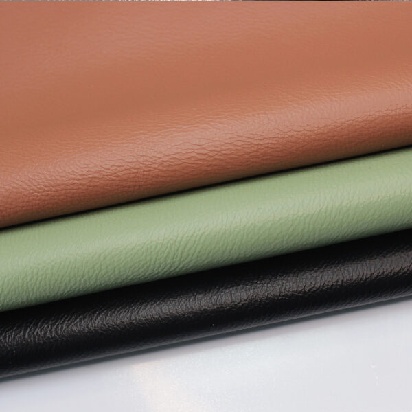 XZ73456 natural wrinkle grain PVC upholstery leather for sofas (5) XZ73456 PVC leather with double-needle brushed backing